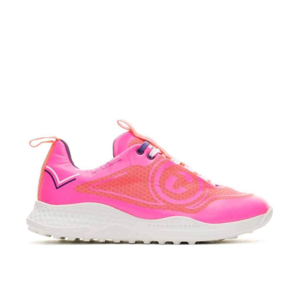 NWOT DUCA DEL COSMA WILDCAT PINK FLUO GOLF SHOES SIZE 9
